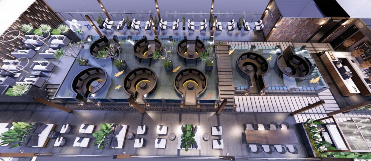 Thiết Kế Và Thi Công Quán Cafe Hà Nội View Rooftop – Tận Hưởng Thành Phố Từ Trên Cao 2025 5 Thiết kế và thi công quán cafe Hà Nội