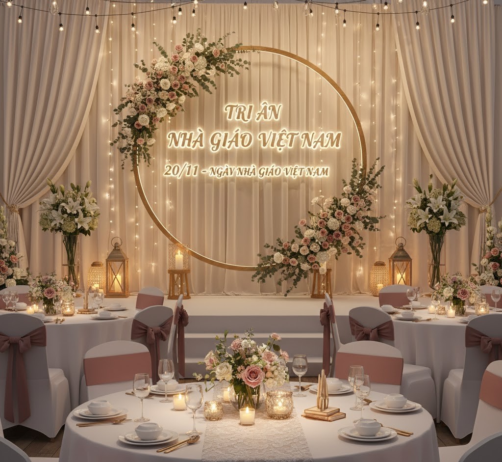 Trang Trí Sự Kiện 20/11 Đà Nẵng 2025