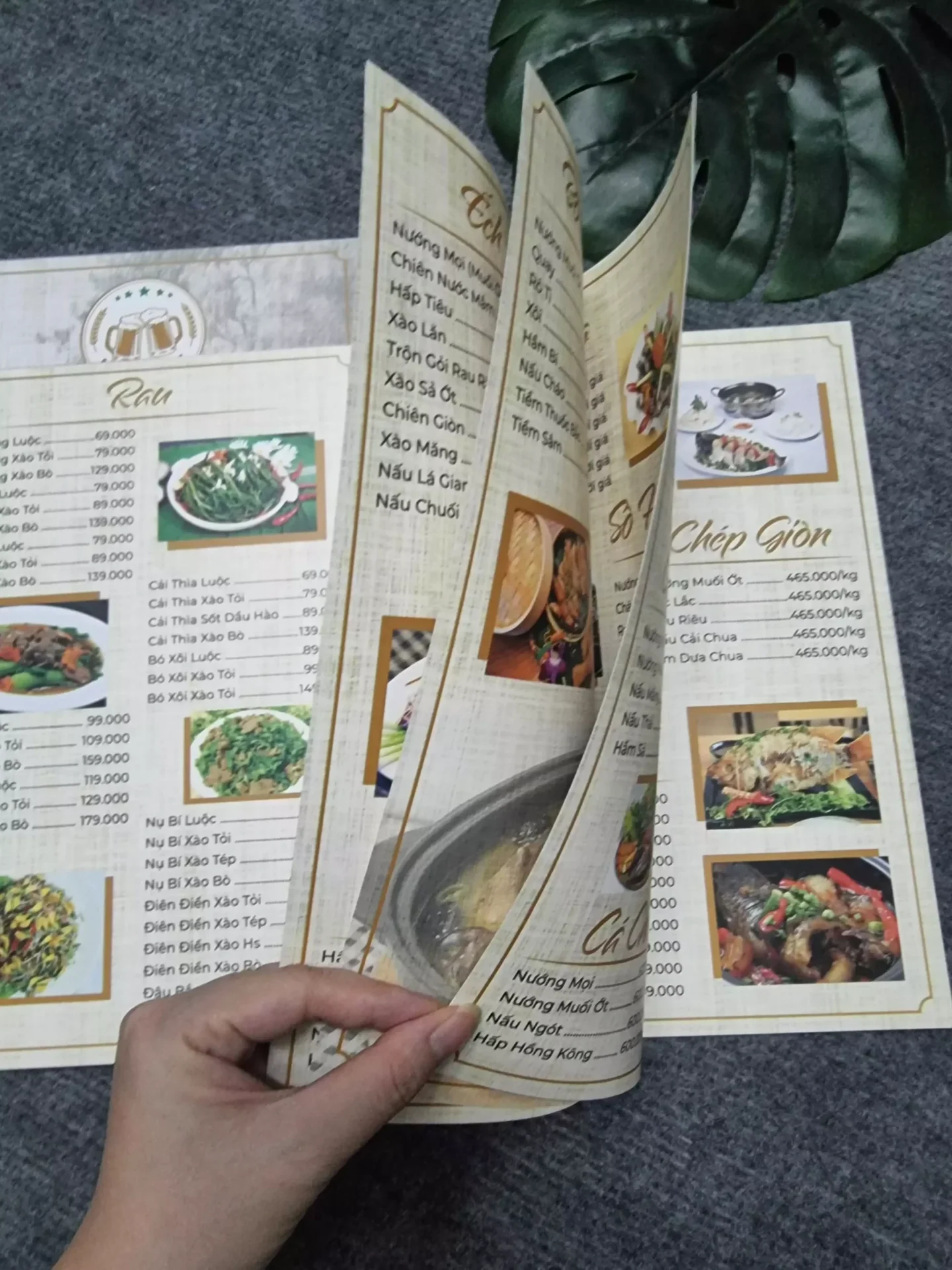 In formex menu nhà hàng Quảng Trị năm 2025 – Giải pháp in ấn chuyên nghiệp, sang trọng và bền đẹp 5 In formex menu nhà hàng Quảng Trị
