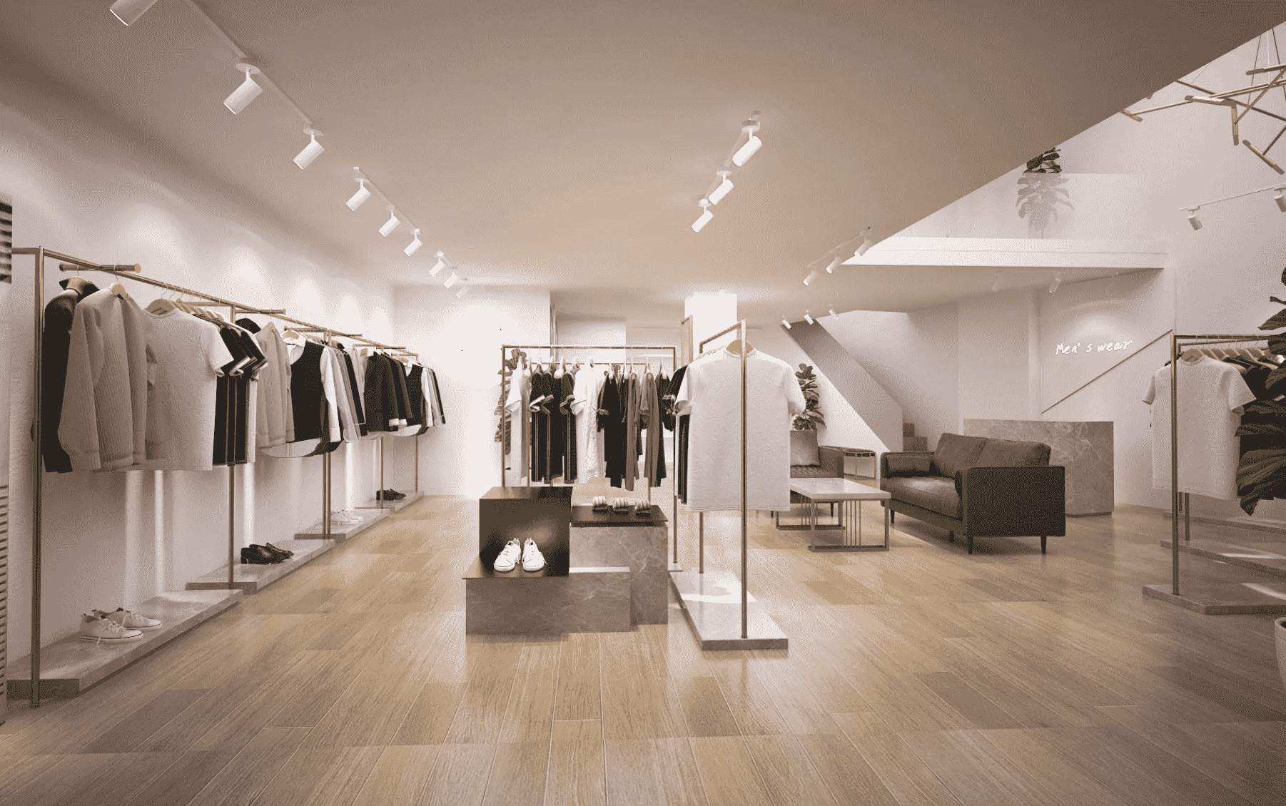 Thi công cửa hàng thời trang Huế năm 2025 – Ý tưởng nội thất thông minh, tối ưu diện tích 3 Thi công cửa hàng thời trang Huế năm 2025