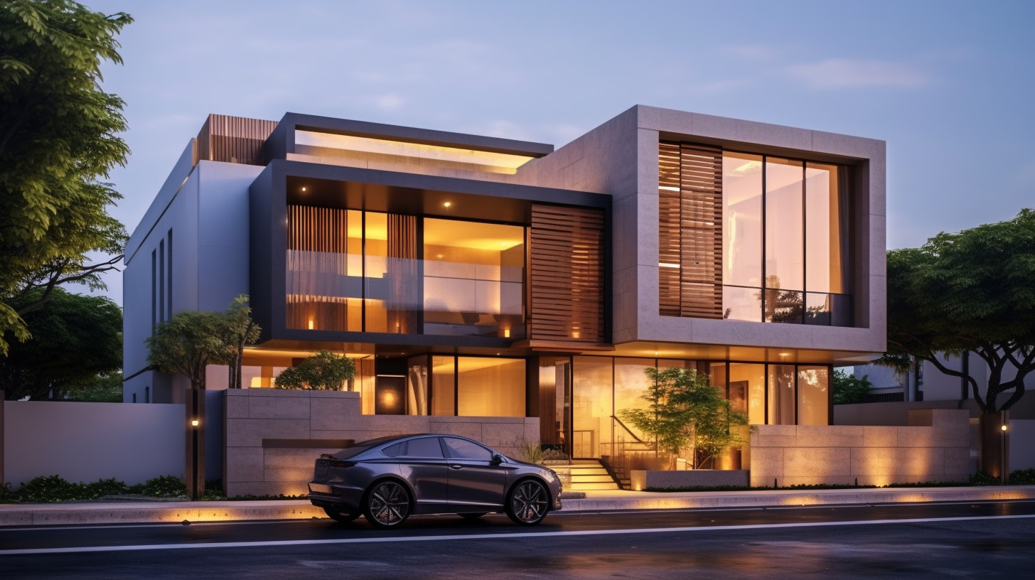 Mô tả: Thi công nhà đẹp Quảng Bình với cửa kính lùa rộng và sân nhà thoáng đảng, đón gió tự nhiên Thi Công Nhà Đẹp Quảng Bình 2026