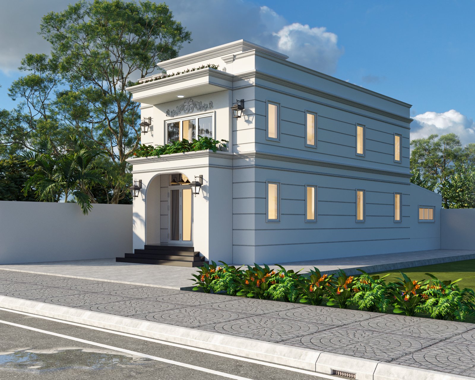 Mô tả: Thi công nhà đẹp Quảng Bình với sơn chống ẩm, mặt đá nhân tạo và thiết kế tinh tế Thi Công Nhà Đẹp Quảng Bình 2026