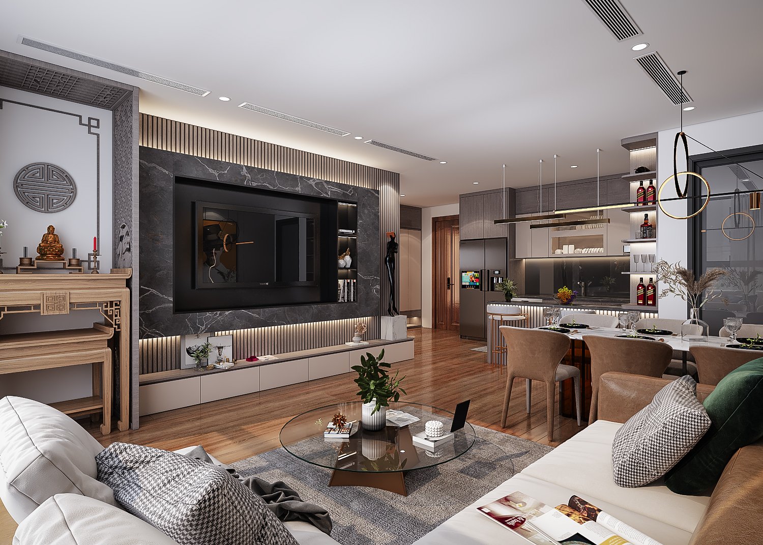 Thi công nội thất nhà chung cư Đà Nẵng năm 2025 