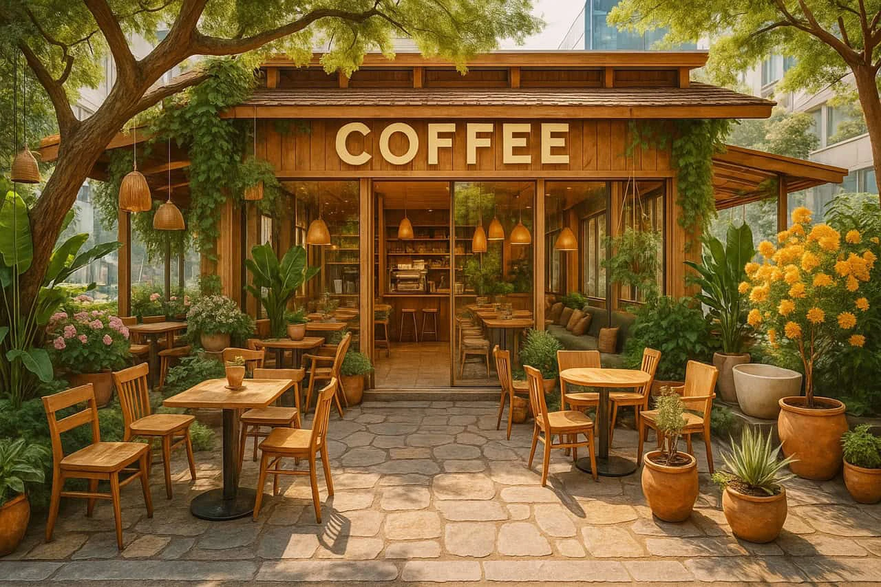 Thi công thiết kế quán cafe Huế năm 2025 – Giải pháp nâng cấp không gian kinh doanh hiệu quả 2 Thi công thiết kế quán cafe Huế năm 2025