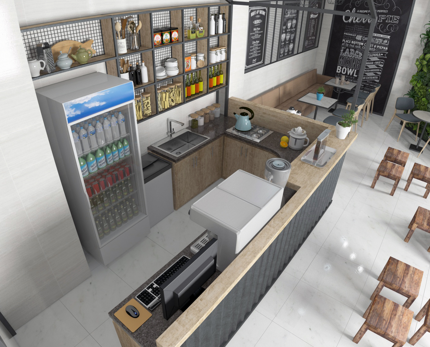 Thiết kế bar cafe tại đà nẵng