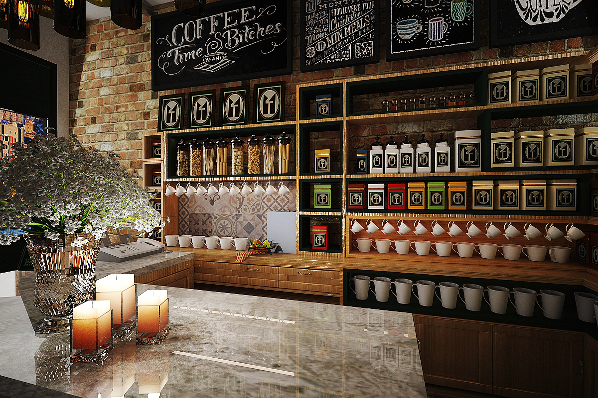 Thiết kế bar cafe tại đà nẵng