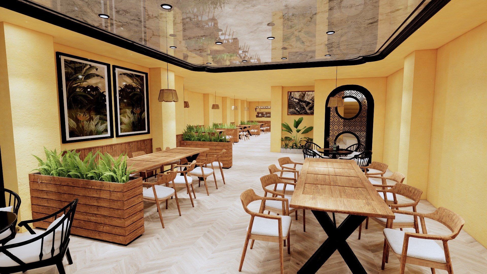 Thiết kế thi công quán ăn nhỏ trọn gói Quảng Ngãi