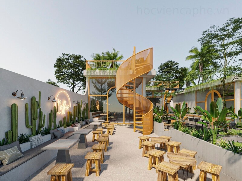 Thiết Kế Thi Công Quán Cà Phê Hà Nội Mô Hình Concept Studio – Không Gian Check In Nghệ Thuật Cho Giới Trẻ 2025 9 thiết kế thi công quán cà phê Hà Nội