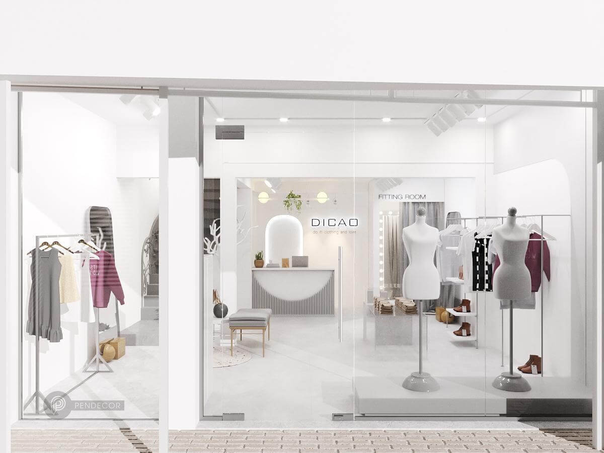 Thiết kế thi công shop thời trang Quảng Bình 2025