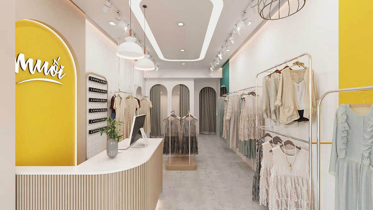 Thiết kế thi công shop thời trang Quảng Bình 2025