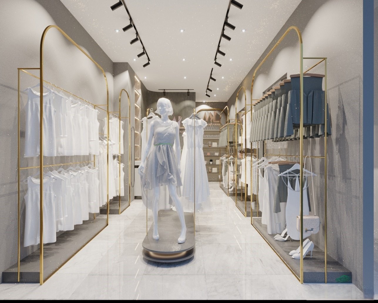 Thiết kế thi công shop thời trang Quảng Bình 2025