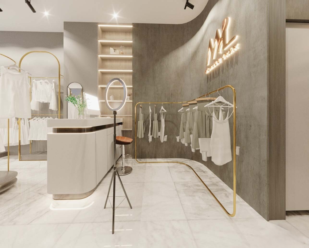 Thiết kế thi công shop thời trang Quảng Bình 2025