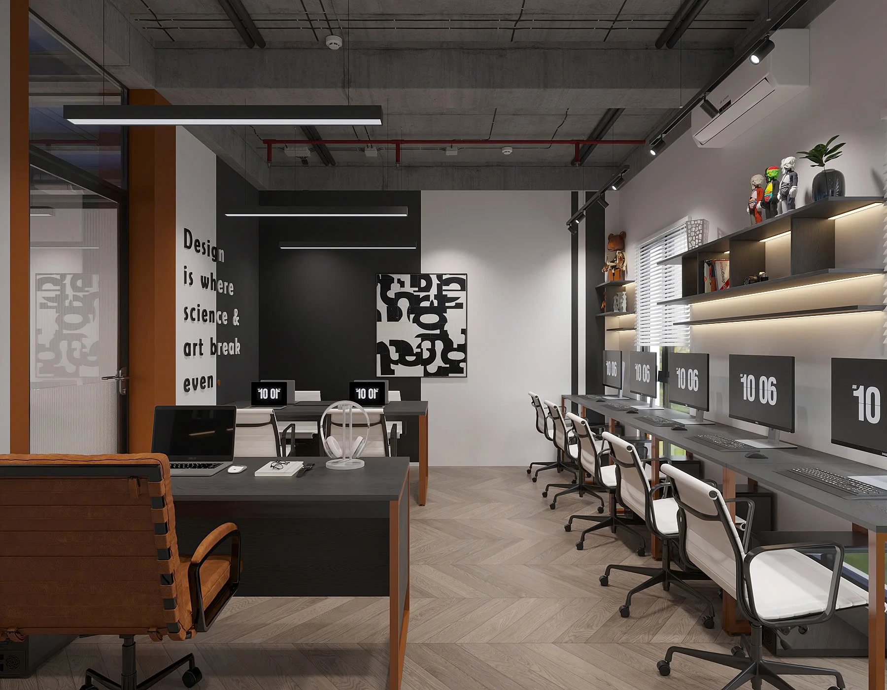 Thiết kế và thi công nội thất văn phòng Hà Nội năm 2025