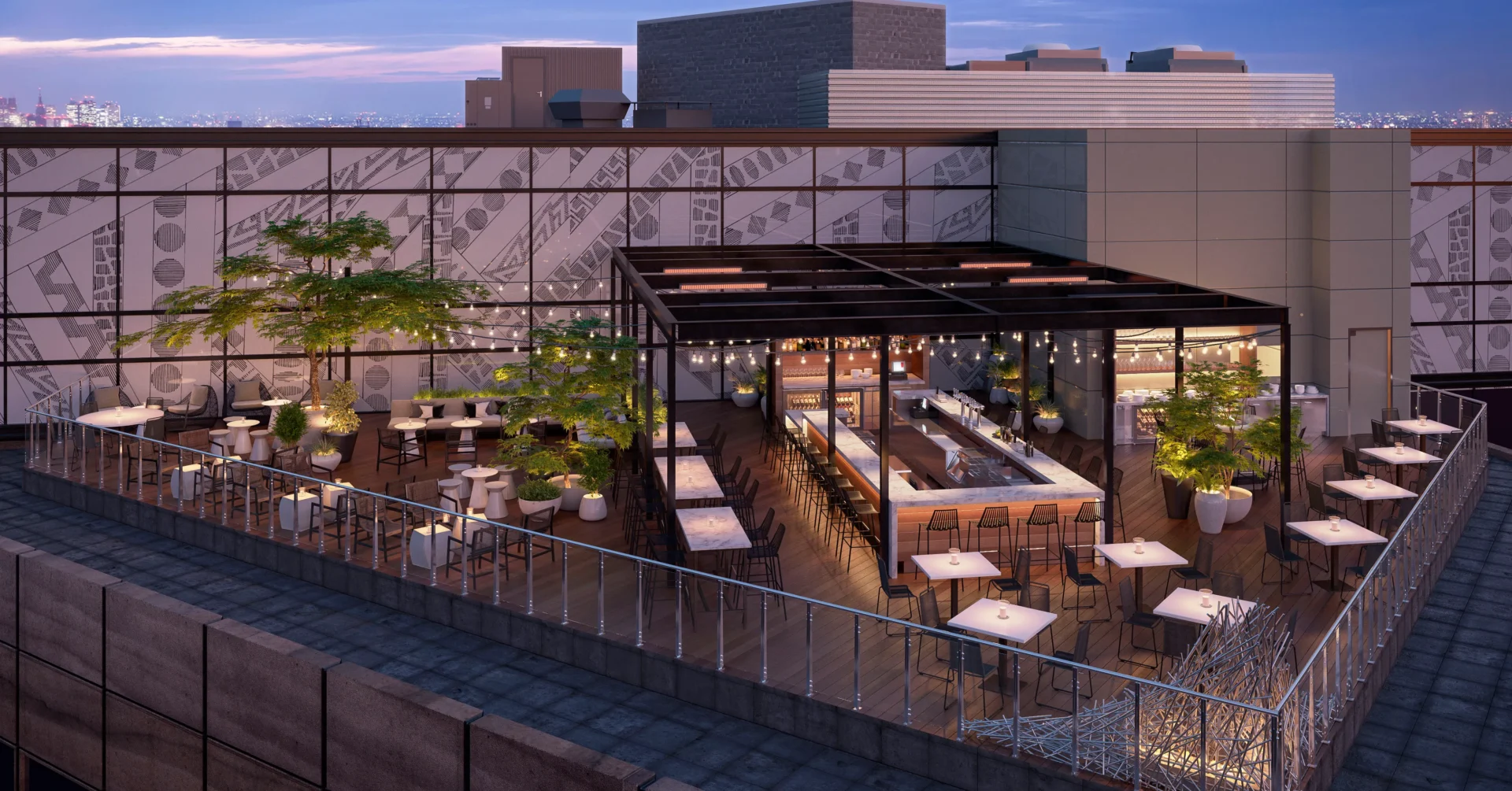 Thiết Kế Và Thi Công Quán Cafe Hà Nội View Rooftop – Tận Hưởng Thành Phố Từ Trên Cao 2025 1 Thiết kế và thi công quán cafe Hà Nội