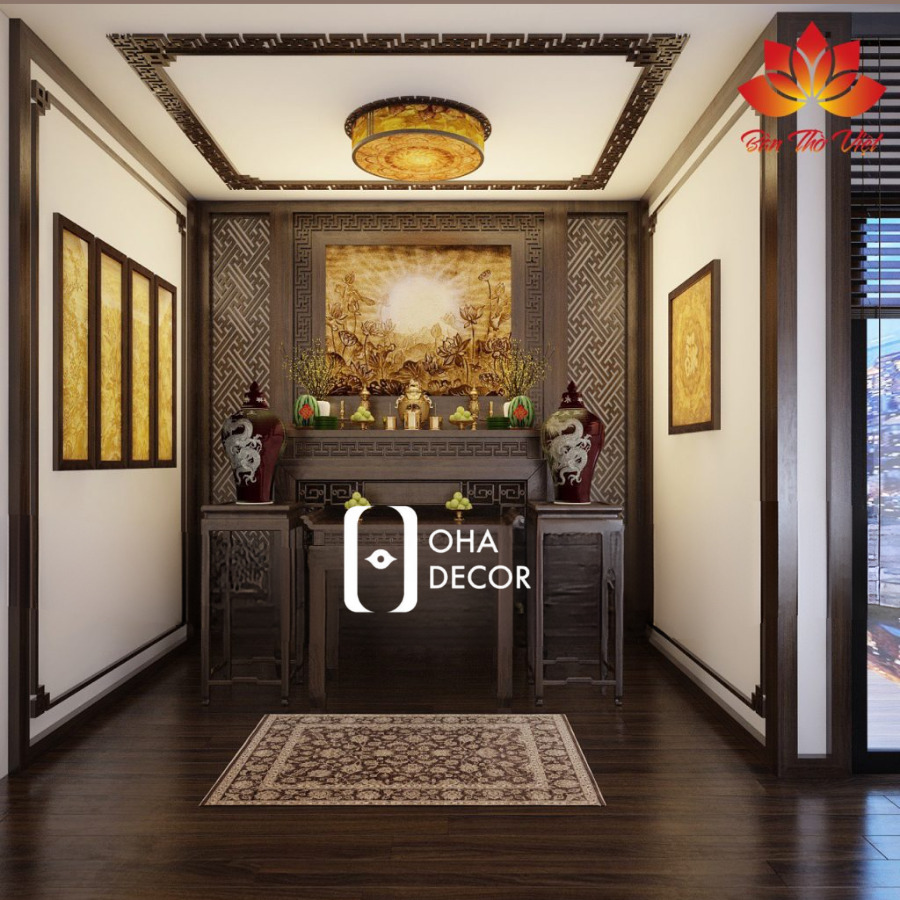 Thiết kế thi công phòng thờ Quảng Bình 