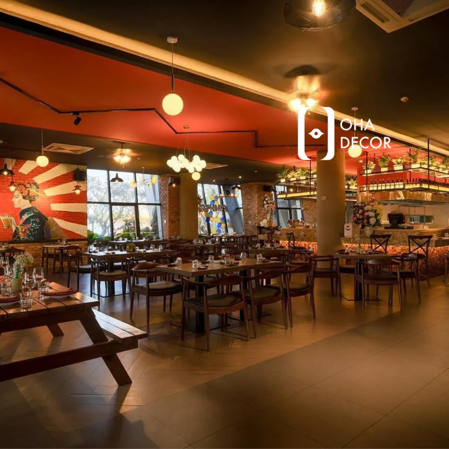 Thi công nhà hàng quán ăn Quảng Ngãi | Giải pháp không gian chuyên nghiệp 1 Thi công nhà hàng quán ăn Quảng Ngãi
