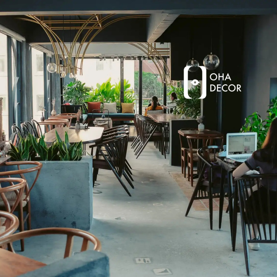Thiết kế thi công quán cafe Quảng Ngãi | Giải pháp trọn gói giúp không gian kinh doanh ấn tượng 1 tu quan ao go go do 6
