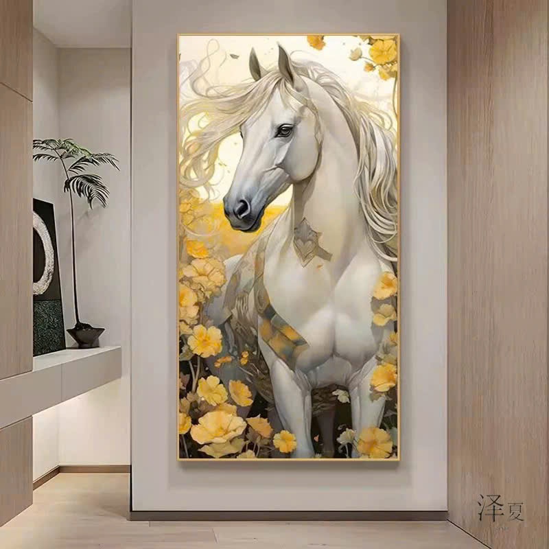 Tranh Tết Mã Đáo Thành Công Tặng Sếp Huế 2026