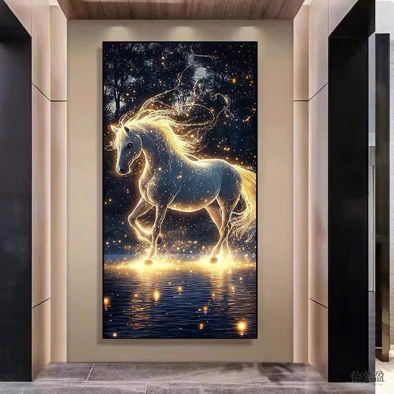 Mô tả: Oha Decor với dây chuyền in hiện đại và đội ngũ thiết kế phục vụ tận tâm khách Huế Tranh Tết Mã Đáo Thành Công Tặng Sếp Huế 2026