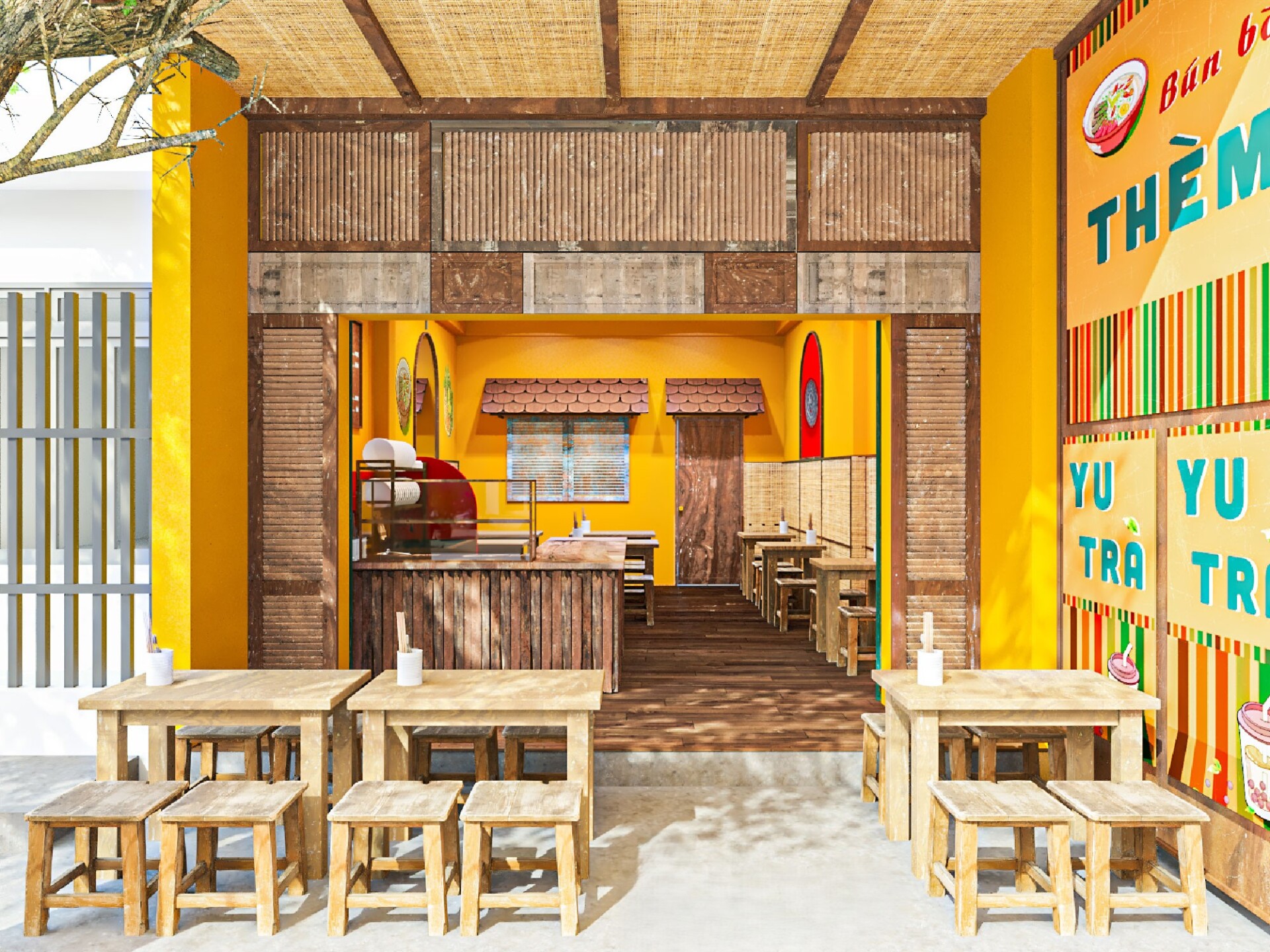 Thiết kế quán Huế 