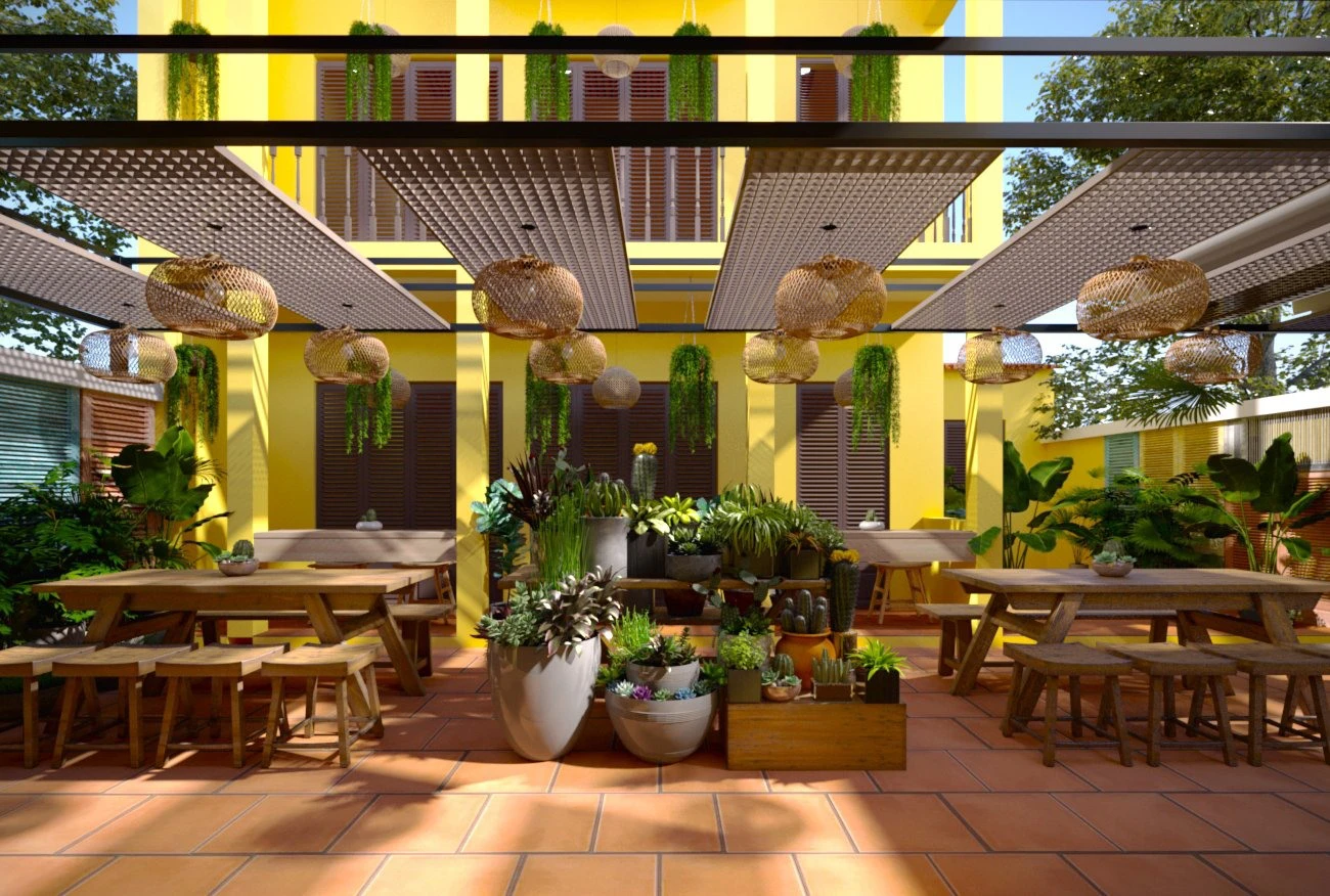 Thiết kế quán Huế