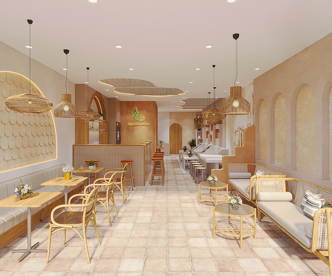 Thiết kế thi công quán cafe trọn gói Đà Nẵng