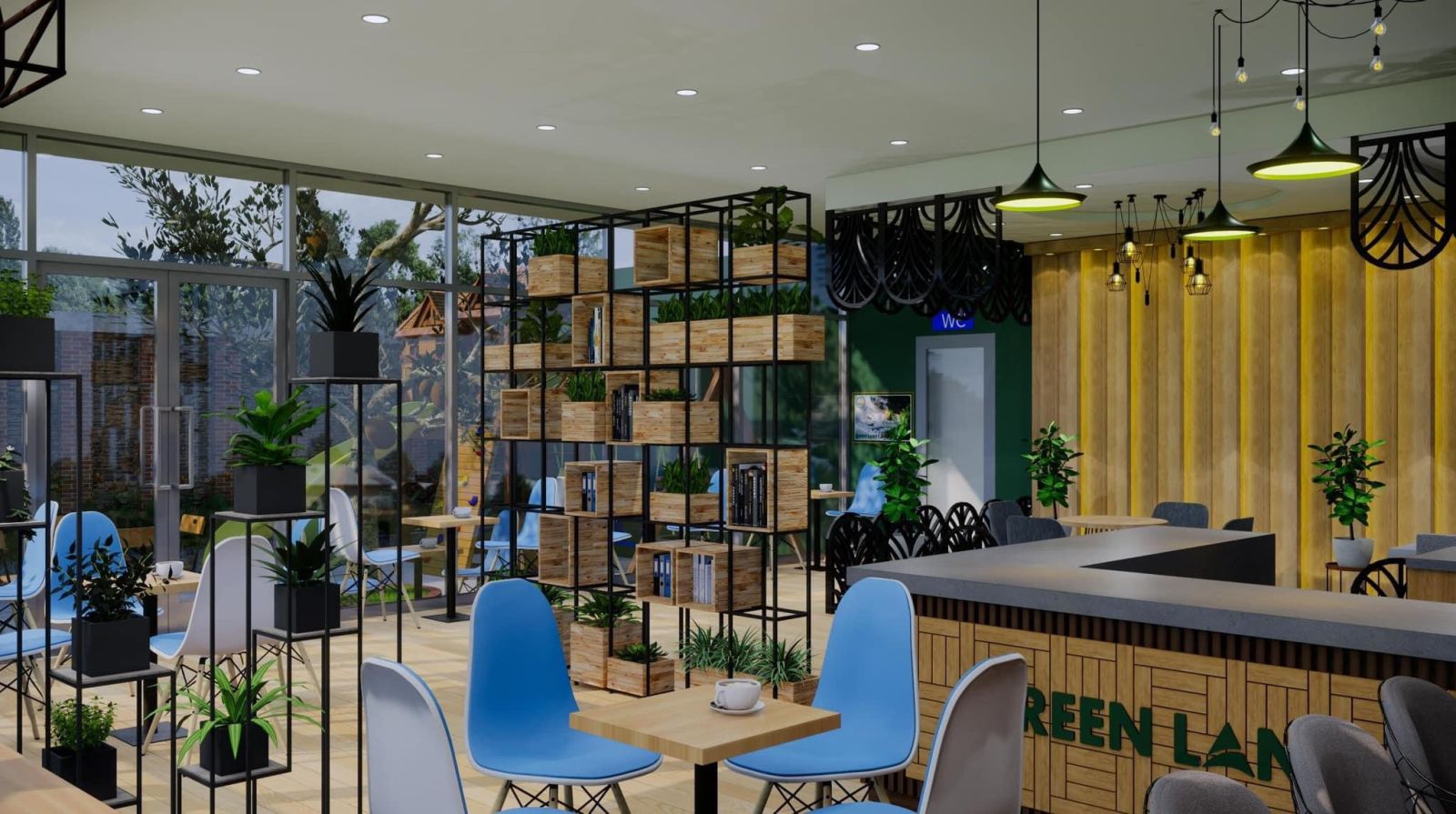 Thiết kế thi công quán cafe trọn gói Đà Nẵng