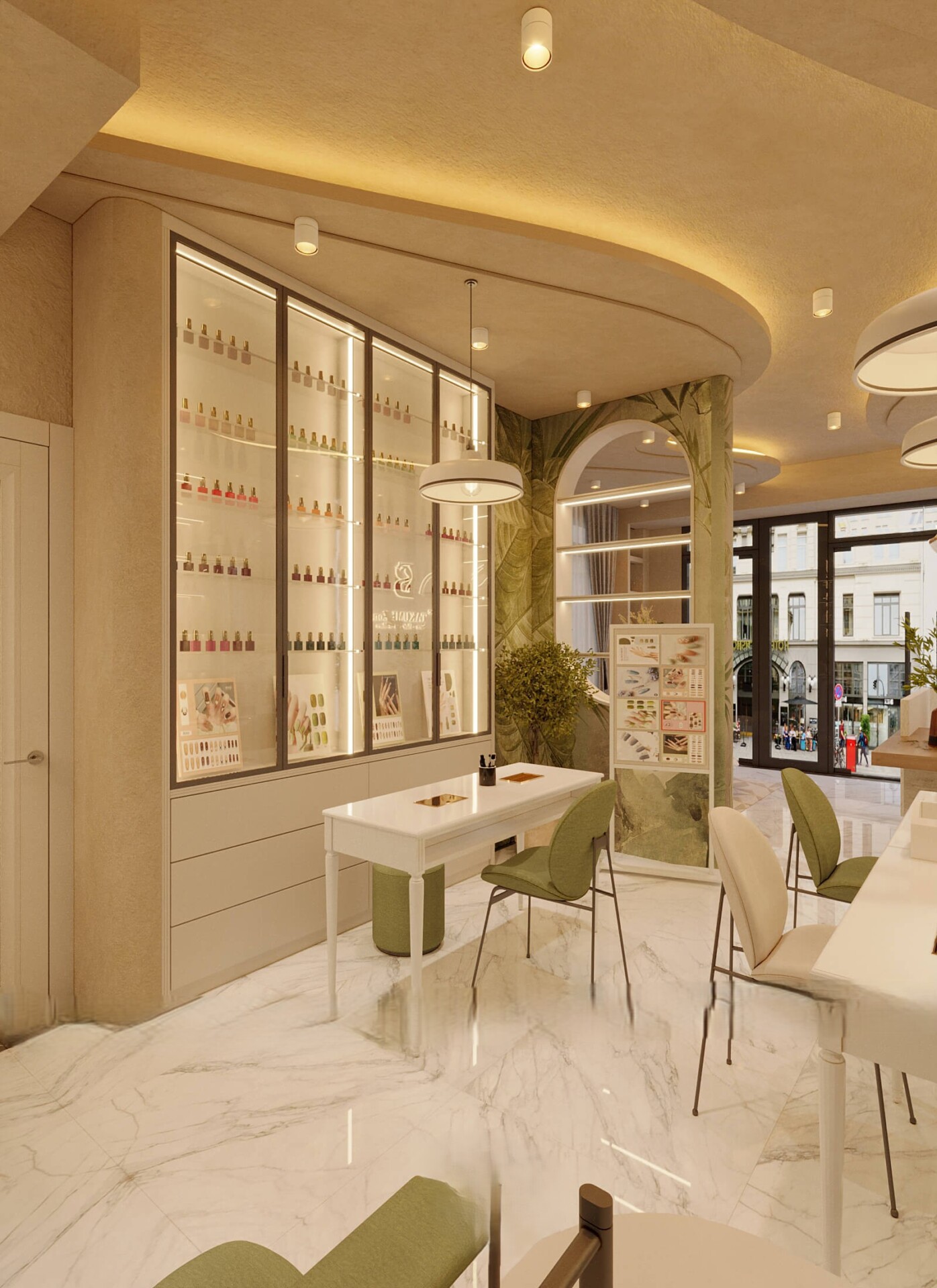 Thiết kế thi công shop mỹ phẩm Hà Nội