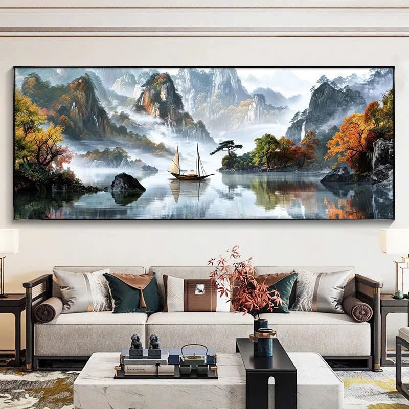 Tranh mặt gương phong thủy cho mệnh Thủy Đà Nẵng – Lựa chọn đẳng cấp cho gia chủ mệnh Thủy năm 2026 4 Tranh mặt gương phong thủy cho mệnh Thủy Đà Nẵng