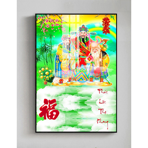 Tranh Tết Cùng Thần Tài Phúc Lộc Thọ Huế – Tạo không khí Tết ấm áp và phồn vinh năm 2026 5 Tranh Tết Cùng Thần Tài Phúc Lộc Thọ Huế