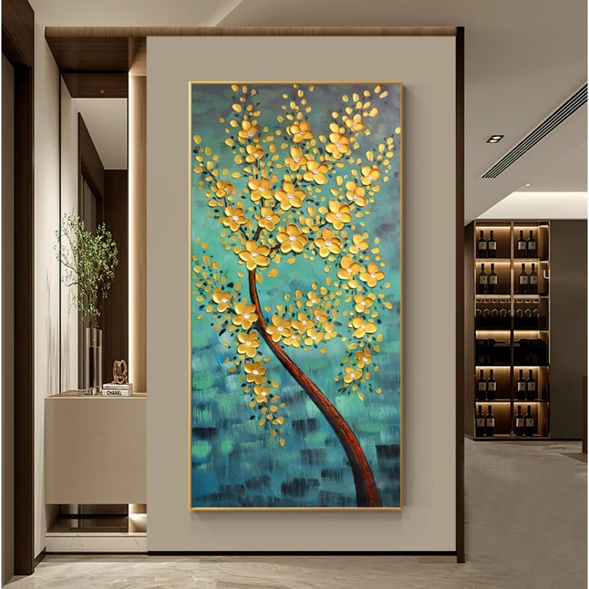 Tranh tết lụa phòng khách đẹp Quảng Bình – Điểm nhấn phong thủy ngày Tết năm 2026 4 Tranh tết lụa phòng khách đẹp Quảng Bình