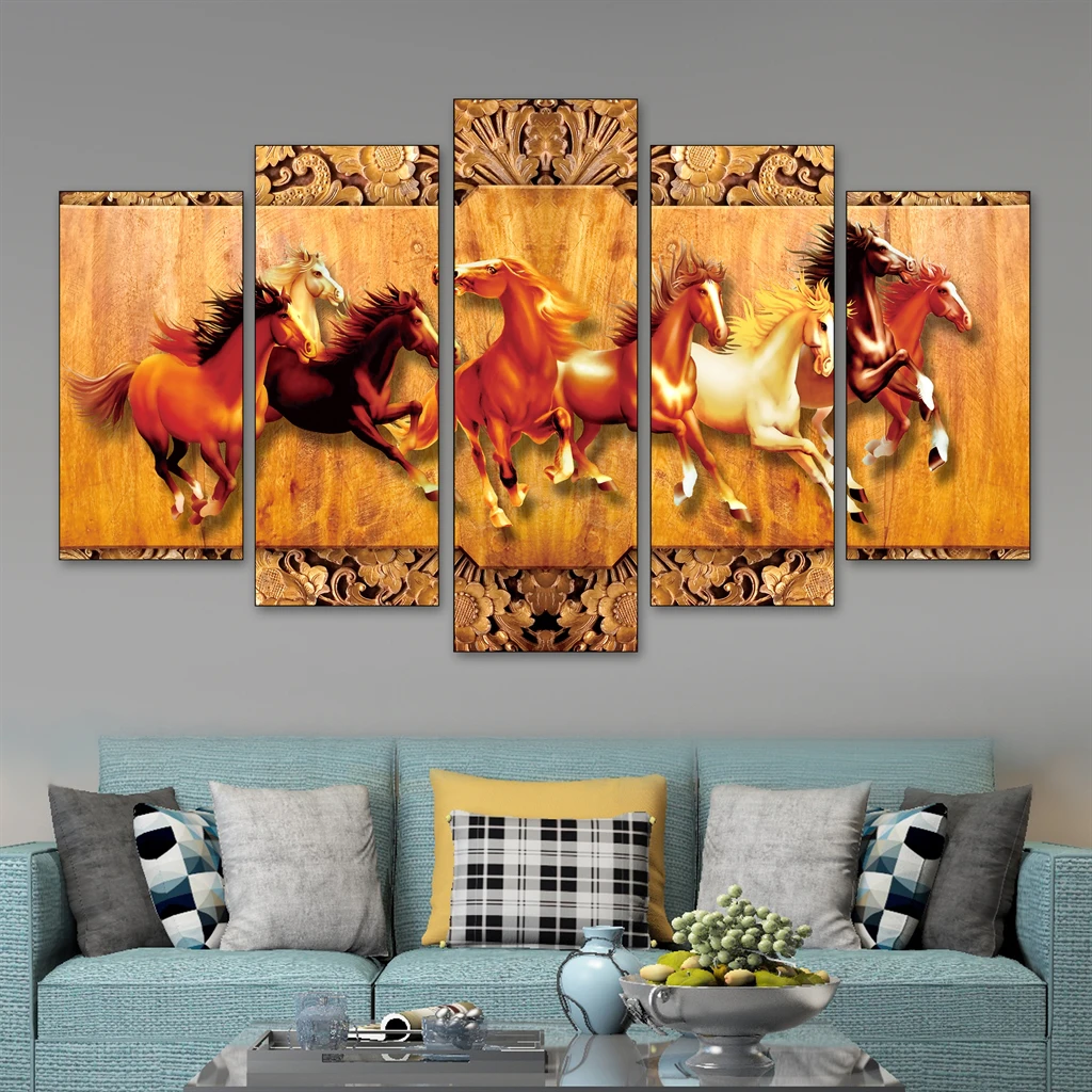 Tranh tết ngựa bát mã mặt gương treo phòng khách Huế – Biểu tượng thành công & thăng tiến năm 2026 3 Tranh tết ngựa bát mã mặt gương treo phòng khách Huế