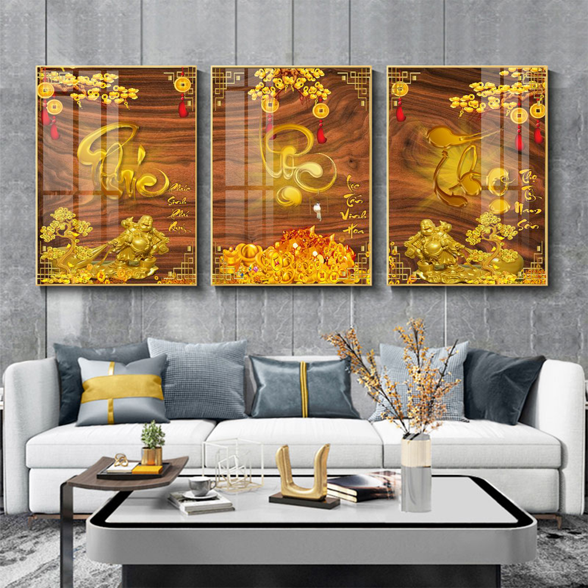 Tranh tết phong thủy tặng đối tác Đà Nẵng