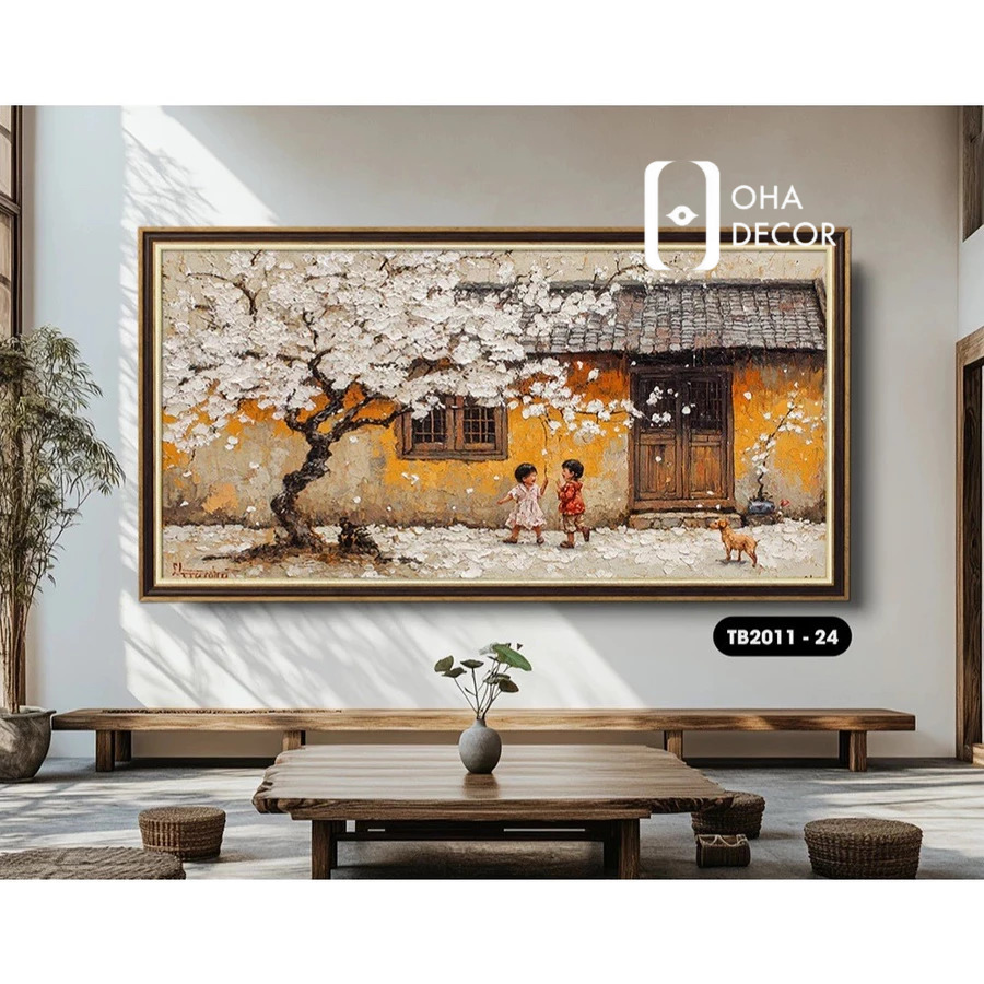 Tranh Tết cao cấp phong cảnh tặng đối tác Huế