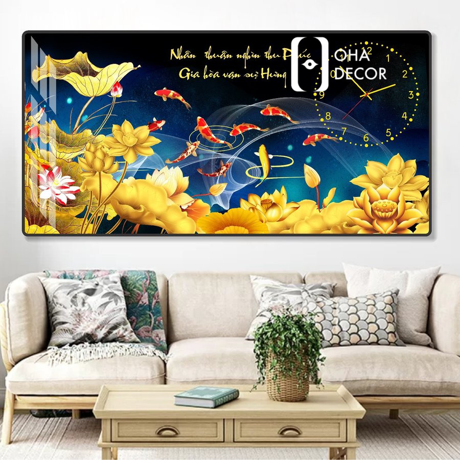 Tranh Tết Cá Chép Phong Thủy Huế 