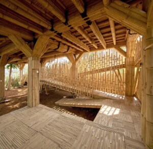 Làm nhà tre thiết kế thi công vật liệu tre trúc