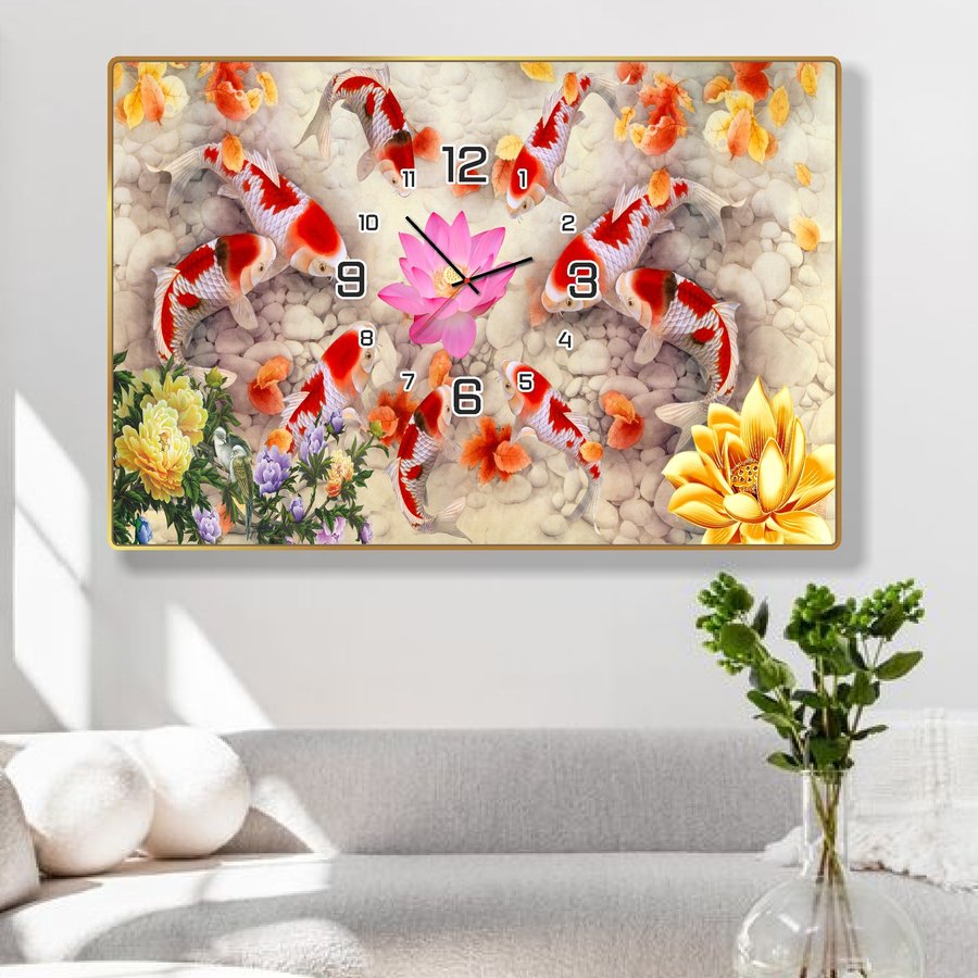 in tranh đồng hồ làm quà tặng doanh nghiệp Hà Nội