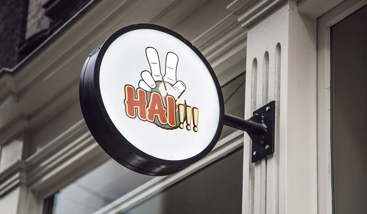 Mẫu bảng hiệu hộp đèn quán cafe Đà Nẵng bằng mica hút nổi