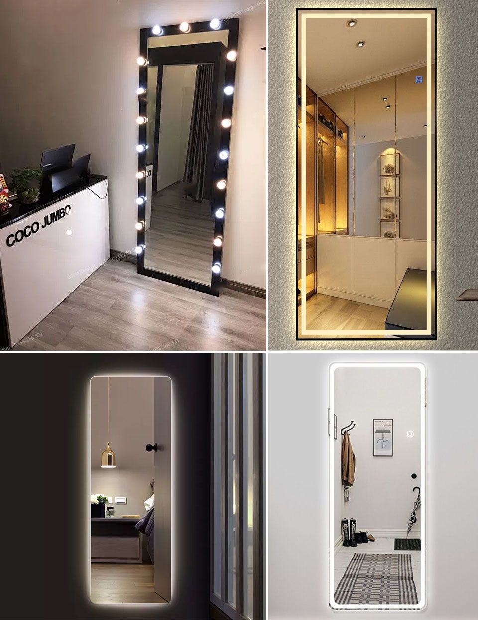 Gương soi toàn thân đèn led Đà Nẵng chất lượng nhất - Oha Decor 5 Oha Decor cung cấp gương soi toàn thân đèn led Đà Nẵng chính hãng