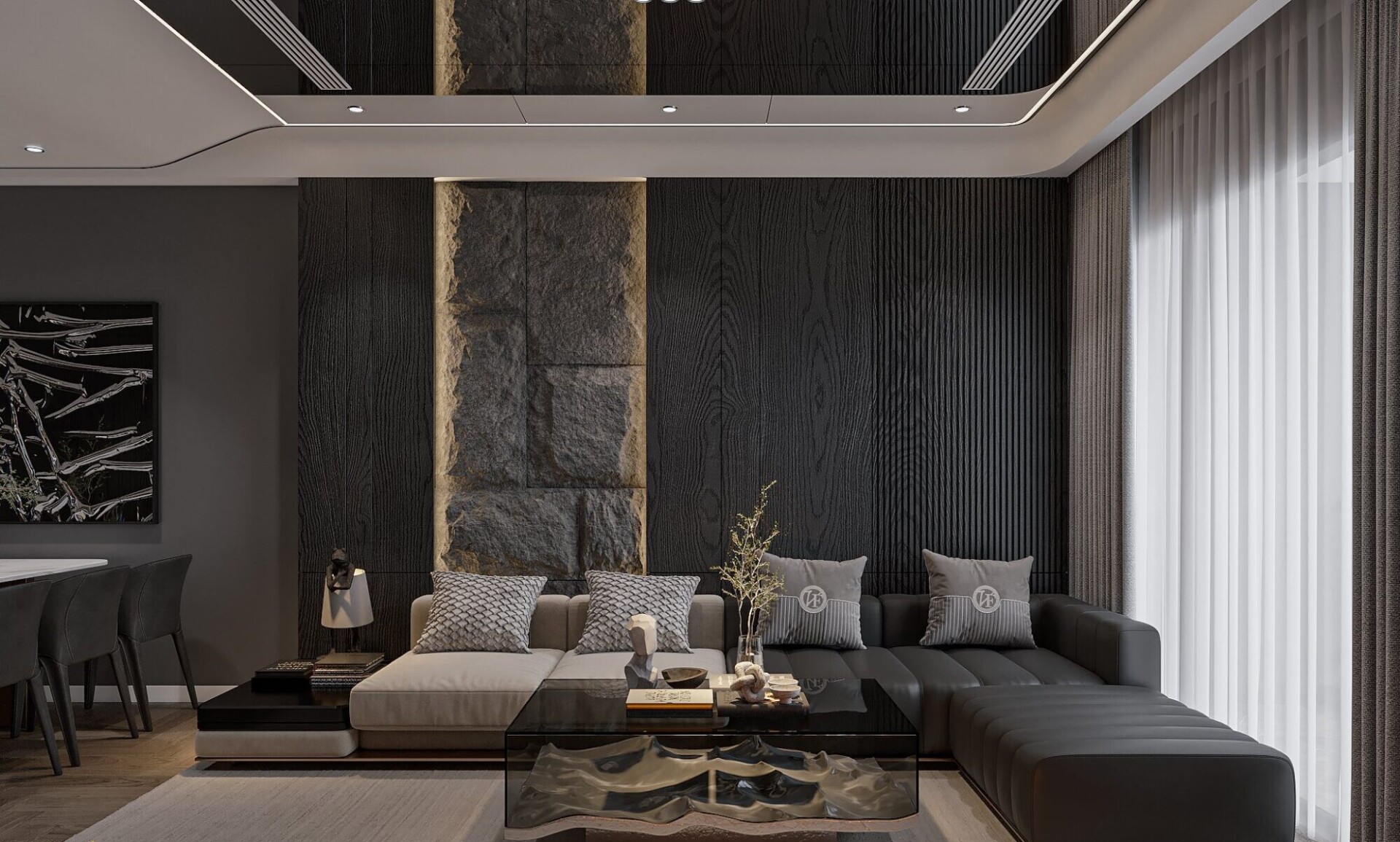 Giải Pháp Thiết Kế Nội Thất Căn Hộ Chung Cư 95m2 Đà Nẵng 3 Thiết kế nội thất căn hộ chung cư 95m2 Đà Nẵng