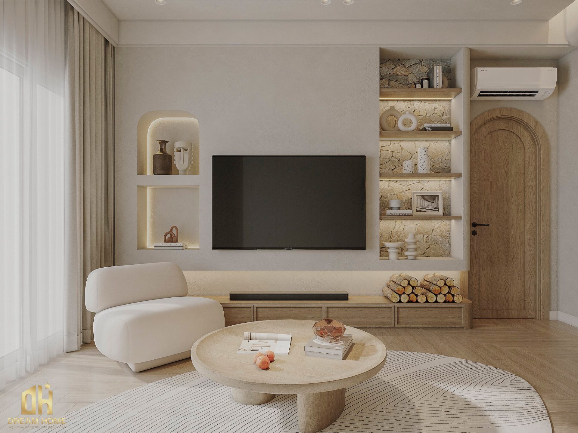 Giải Pháp Thiết Kế Nội Thất Căn Hộ Chung Cư 95m2 Đà Nẵng 6 Thiết kế nội thất căn hộ chung cư 95m2 Đà Nẵng