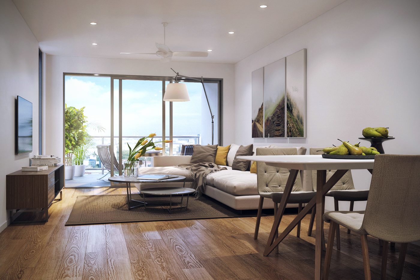 Lợi ích thiết kế thi công nội thất căn hộ Đà Nẵng với không gian tối ưu hóa