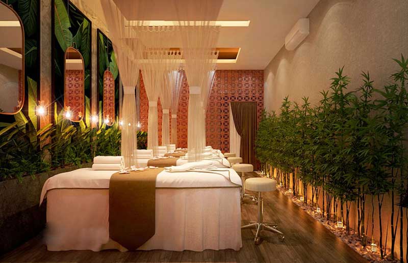 Trang trí phòng spa nhỏ đẹp tại Đà Nẵng – Giải pháp tối ưu không gian và thẩm mỹ 2026 3 trang trí phòng spa nhỏ đẹp