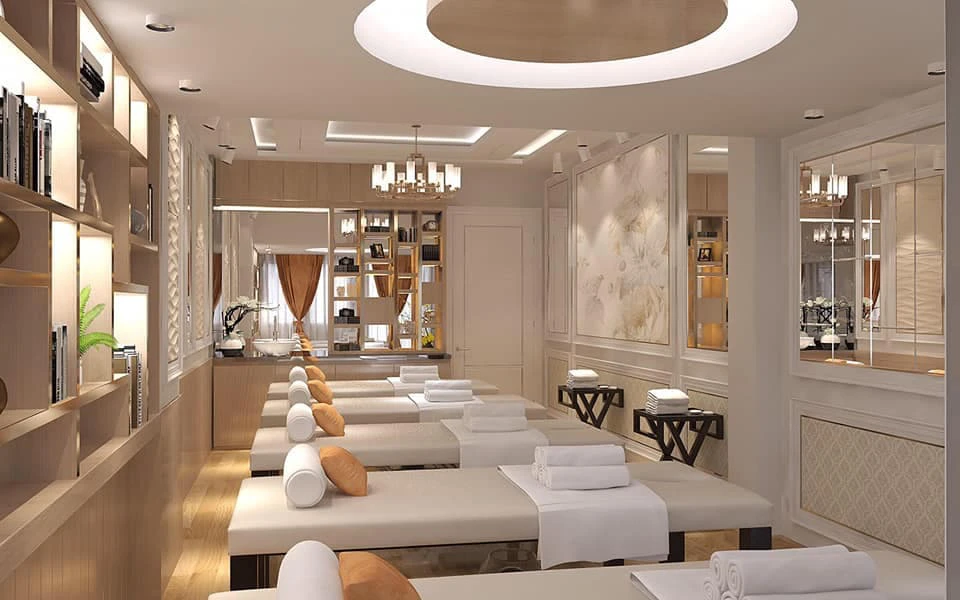 trang trí phòng spa nhỏ đẹp