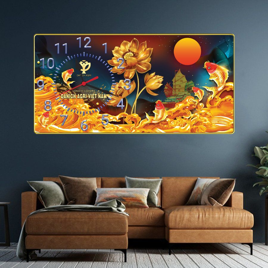 In tranh đồng hồ làm quà tặng doanh nghiệp tại Hà Nội – Giải pháp quà tặng tinh tế, bền vững 3 tranh dong ho trang guong in theo yeu cau cuu ngu quan hoi 3 mau 1