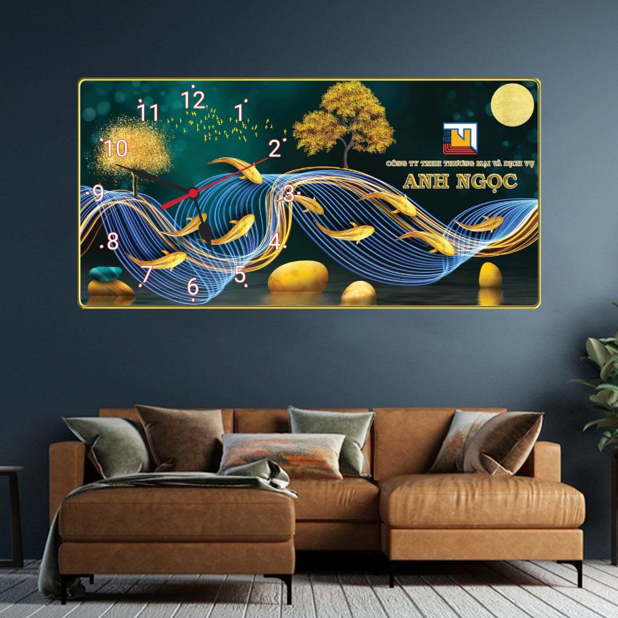 In tranh đồng hồ làm quà tặng doanh nghiệp tại Hà Nội – Giải pháp quà tặng tinh tế, bền vững 7 tranh dong ho trang guong in theo yeu cau cuu ngu quan hoi 3 mau 3