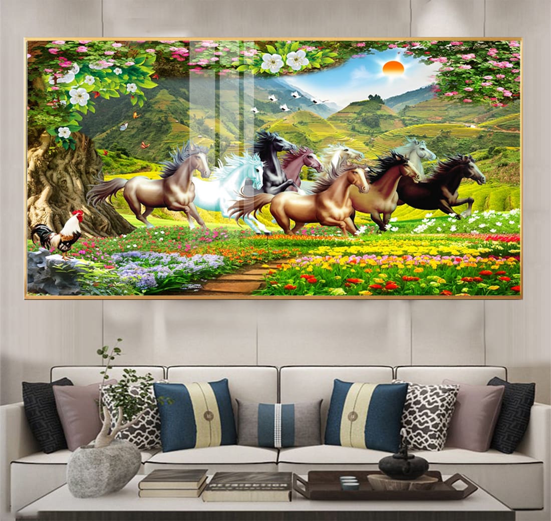 Tranh Tết Ngựa Tráng Gương 2026 Đà Nẵng – Xu Hướng Trang Trí Được Ưa Chuộng 4 Tranh Tết ngựa tráng gương 2026 Đà Nẵng