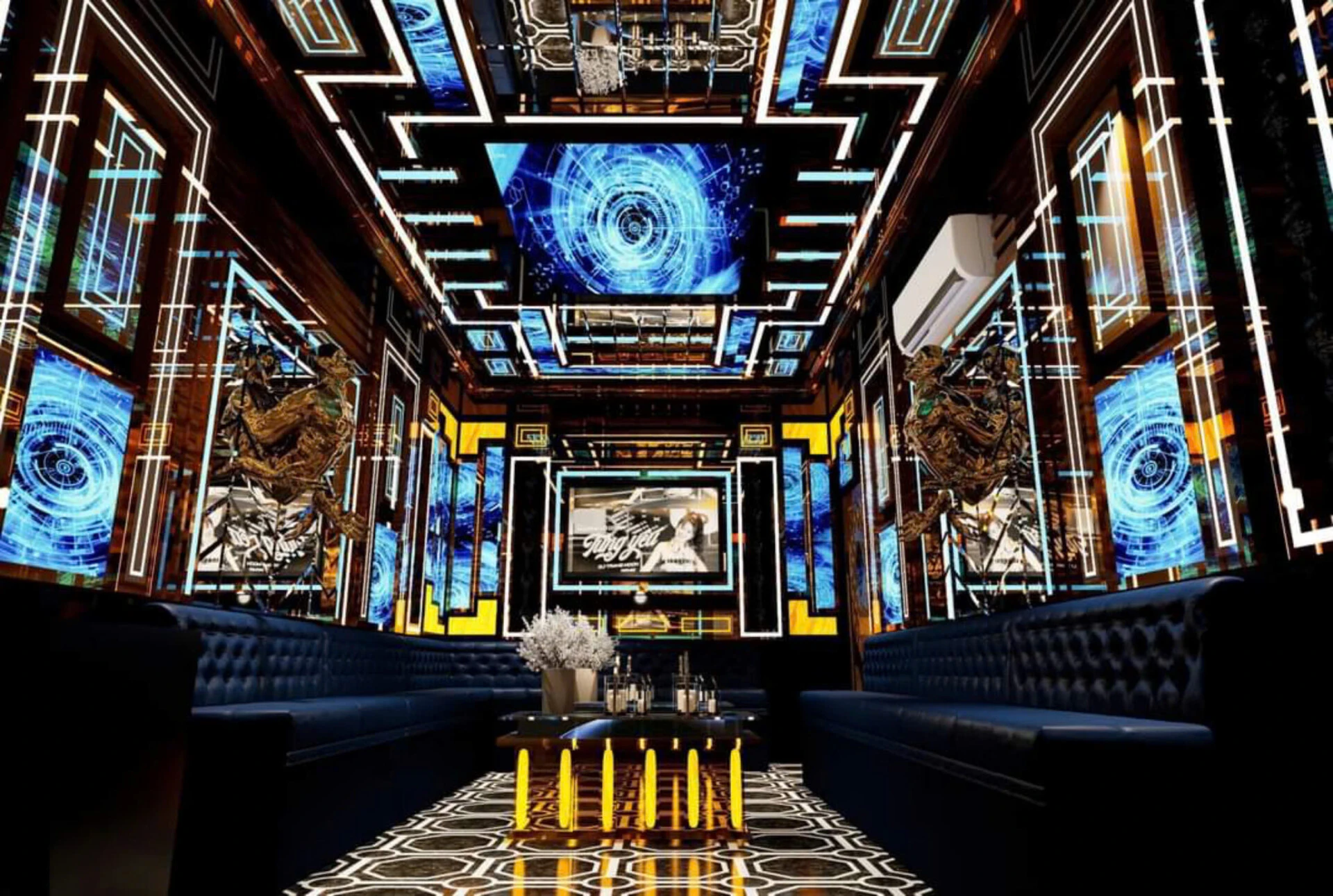 xu hướng thiết kế nội thất karaoke Huế hiện đại