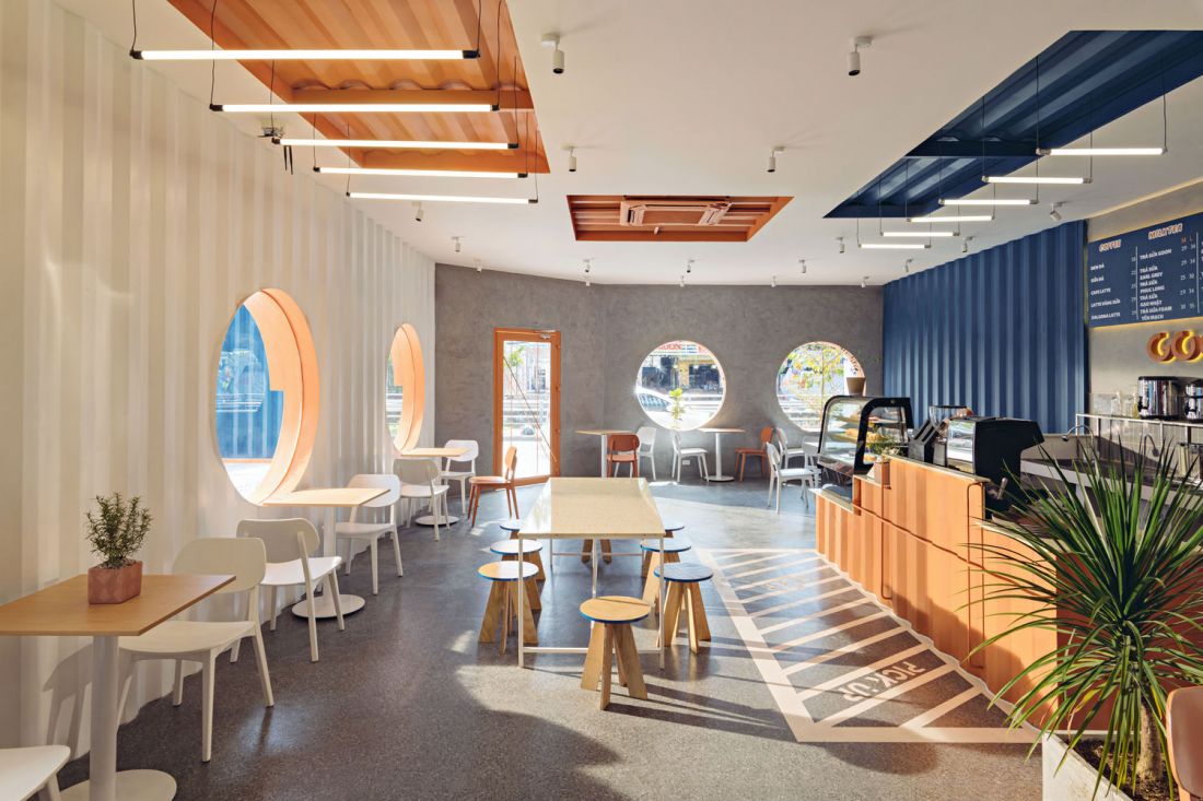 Thi công cafe container Hà Nội