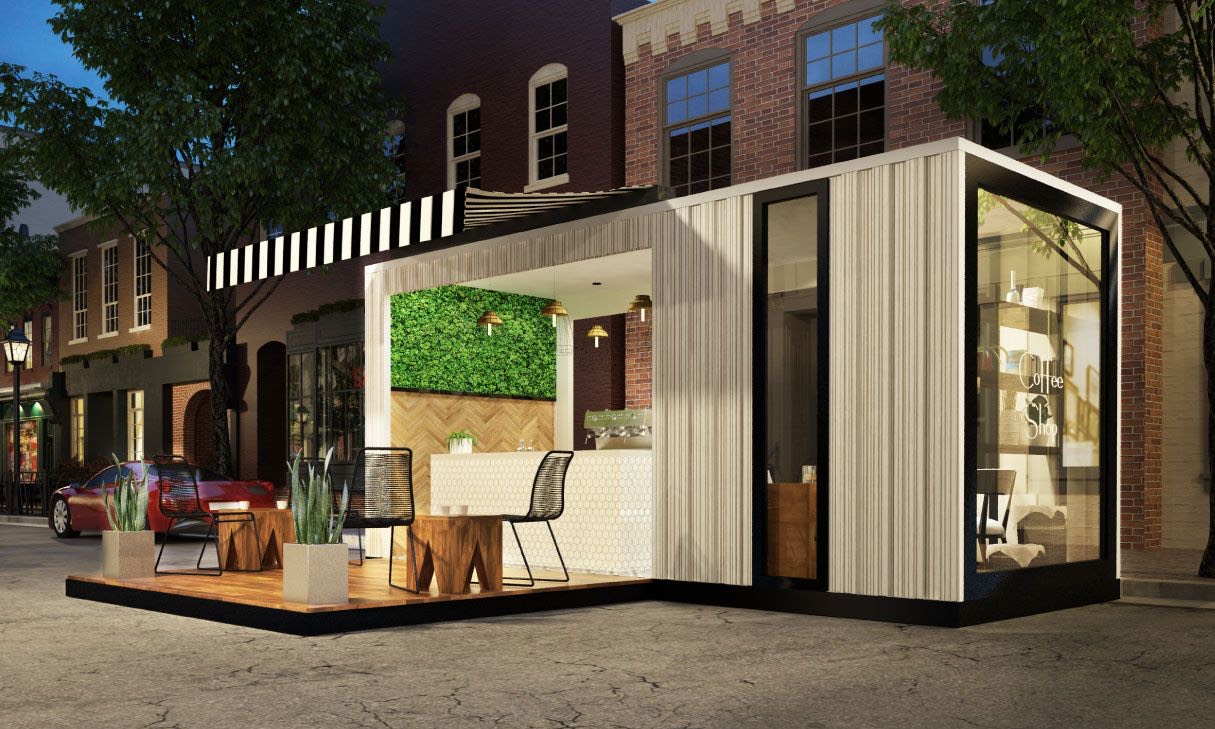 Thi Công Cafe Container Hà Nội | Giải Pháp Mô Hình Cafe Xu Hướng 2026 5 Thi công cafe container Hà Nội